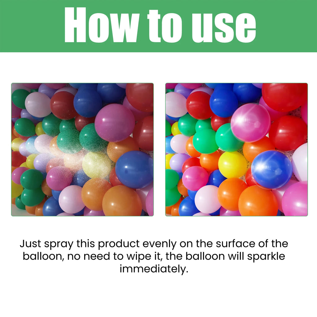 100ml Anti Fading Polishing of Balloons Spray Evenly Spray Brightener to Enhance Balloon Surface Brightness