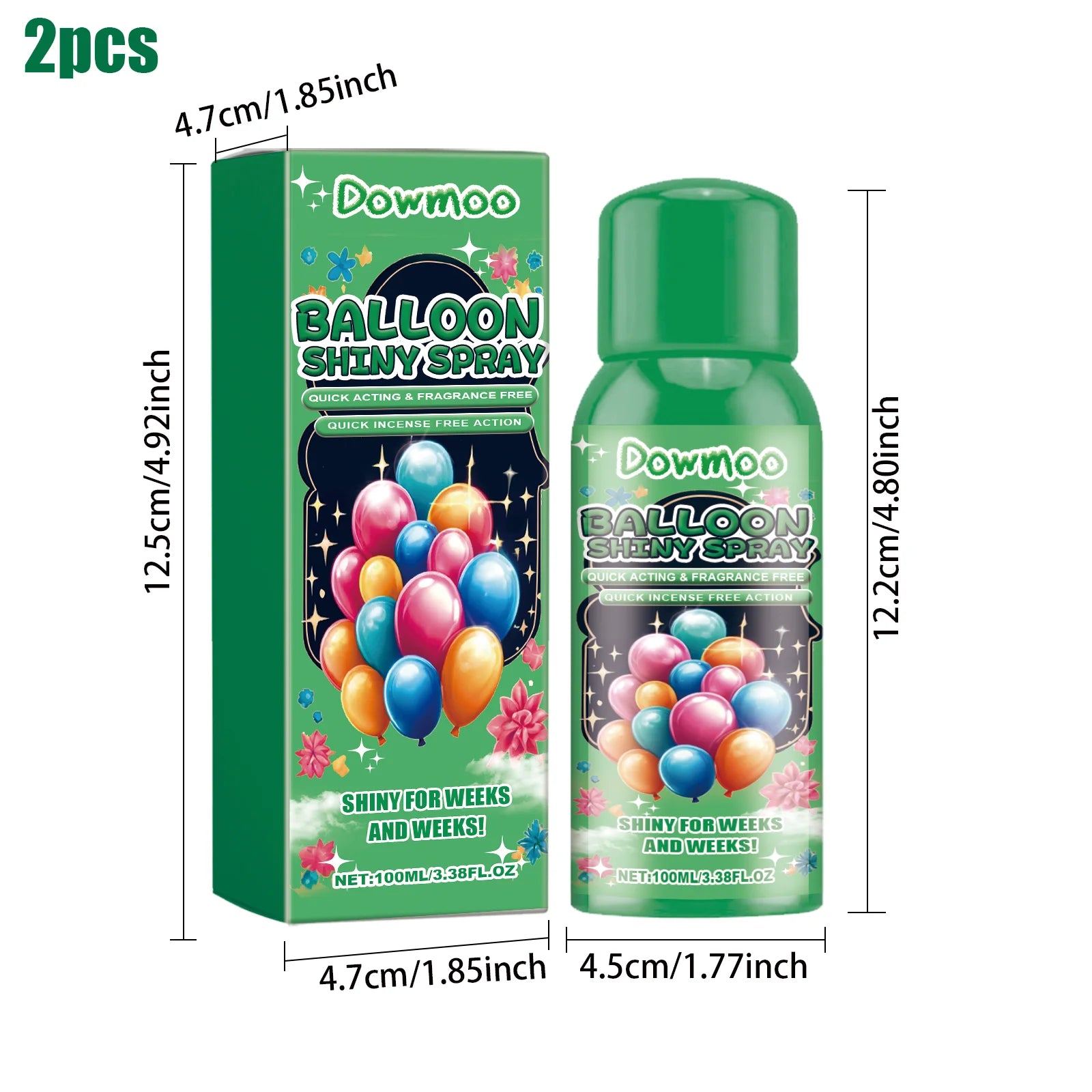 100ml Anti Fading Polishing of Balloons Spray Evenly Spray Brightener to Enhance Balloon Surface Brightness