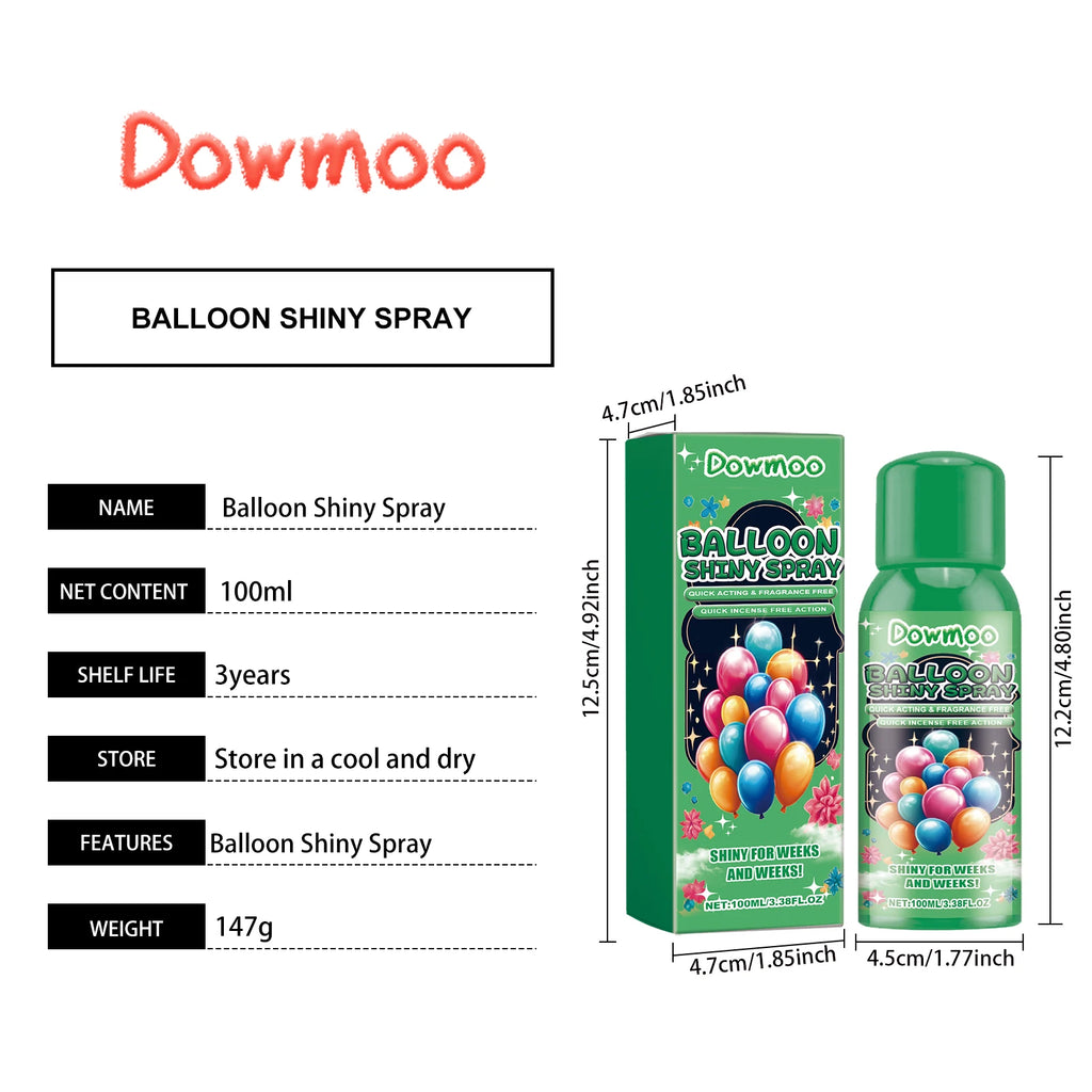 100ml Anti Fading Polishing of Balloons Spray Evenly Spray Brightener to Enhance Balloon Surface Brightness