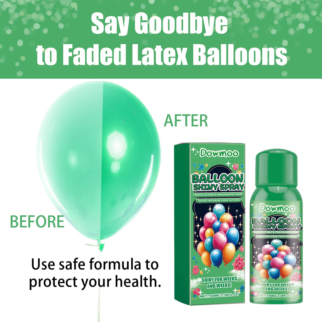 100ml Anti Fading Polishing of Balloons Spray Evenly Spray Brightener to Enhance Balloon Surface Brightness