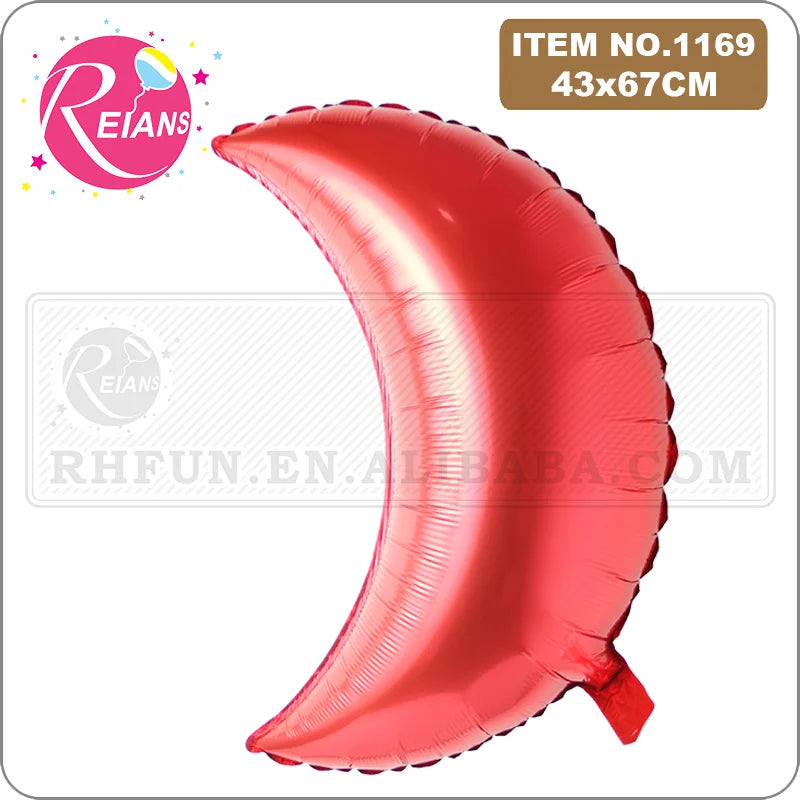 26 inch giant silver gold moon foil balloons eid festival children birthday party decoration gift classic toy baby air Globos