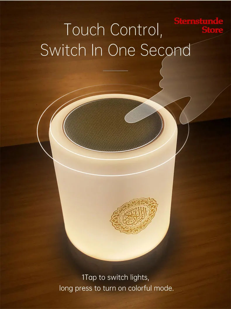 Hot Sale Quran Speaker Lamp Azan Clock Night Light Adhan Islam Koran Lamp Speaker Wireless Bluetooth Mp3 Player Radio Muslim Gift