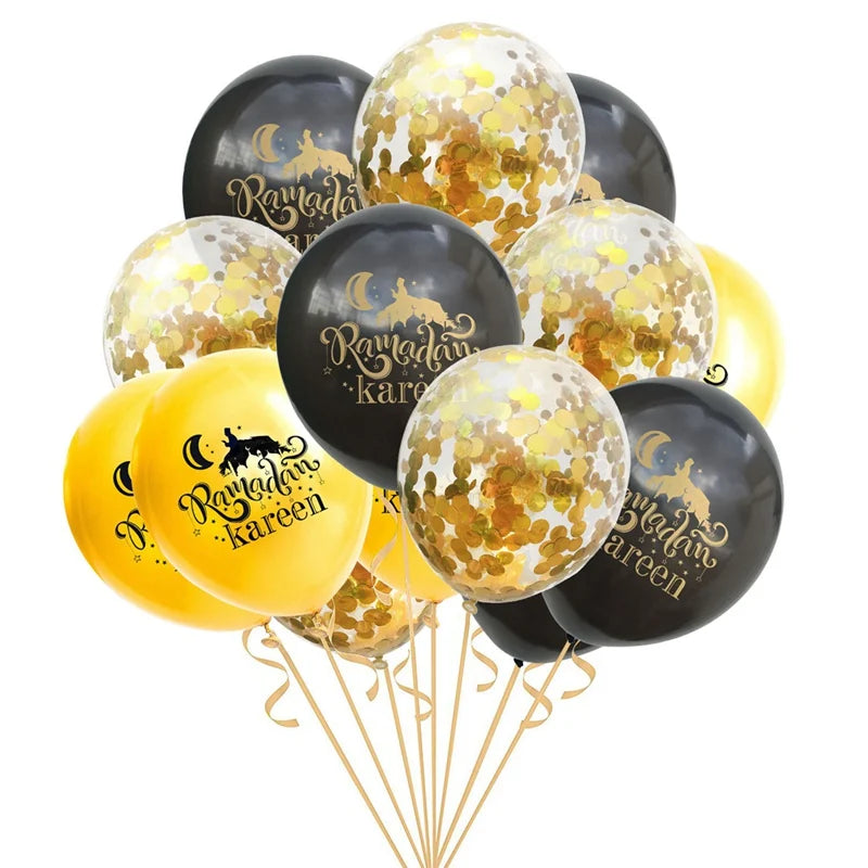 Balloons Decor Ramadan And Eid Decorations Eid Bjd Eid Mubarak Decor MUBARAK Paper Banner RAMADAN MUBARAK Muslim Ramadan Decor