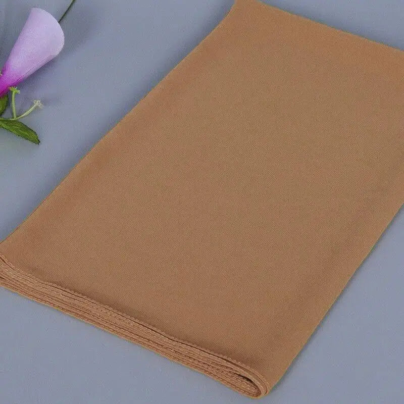 Ready to Wear Head Wrap Muslim Headscarf Women Shawl Stole Slip on Jersey Scarf Hijab Stretchy Bandana Shawl Islamic Veil Cover