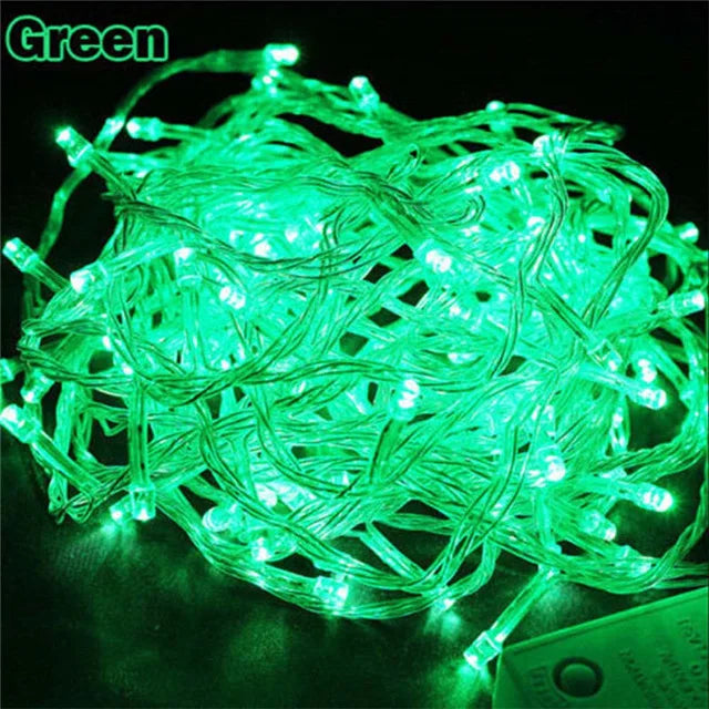 Fairy Light 110V 220V 10M 100 Led String Garland Christmas Tree Chain Waterproof Home Garden Party Outdoor Holiday Decoration