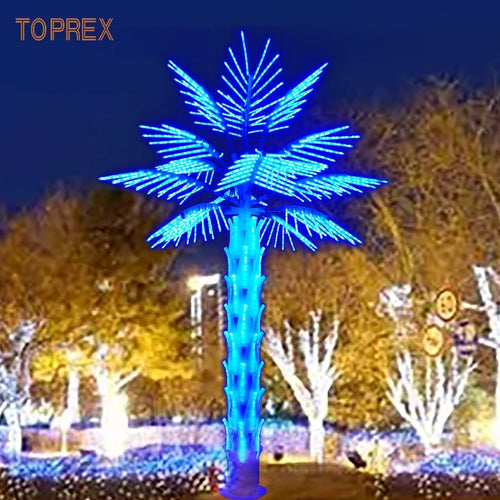 Outdoor LED Artificial Neon Palm Tree for Christmas & Landscape Lighting