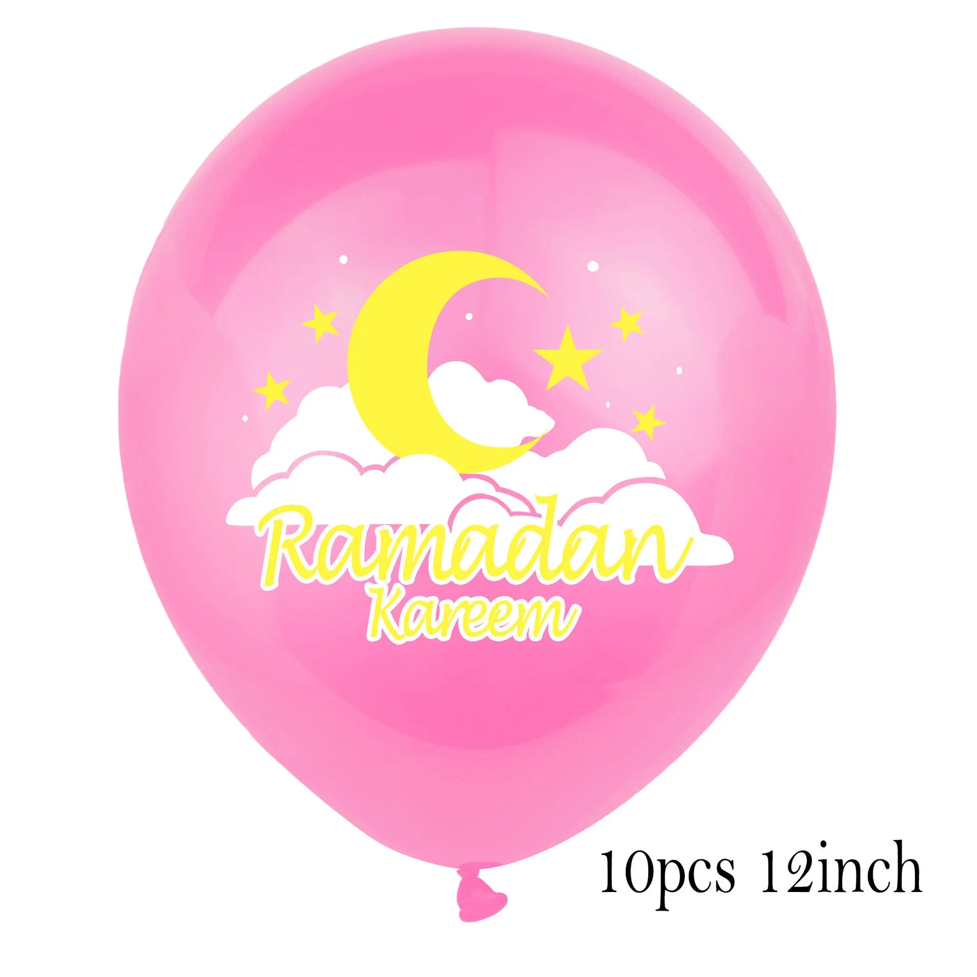 10pcs EID MUBARAK Decor Balloons Ramadan and Eid Decoration Muslim Islamic Decor Gold Balloon Ramadan Mubarak DIY Party Supplies