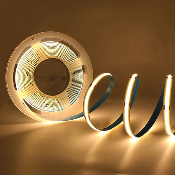 DC 5V USB COB LED Strip Lights 8mm 320LEDs/m High Density Flexible Linear Tape Light Warm White Red Blue RA 90 Home Decor Lamp