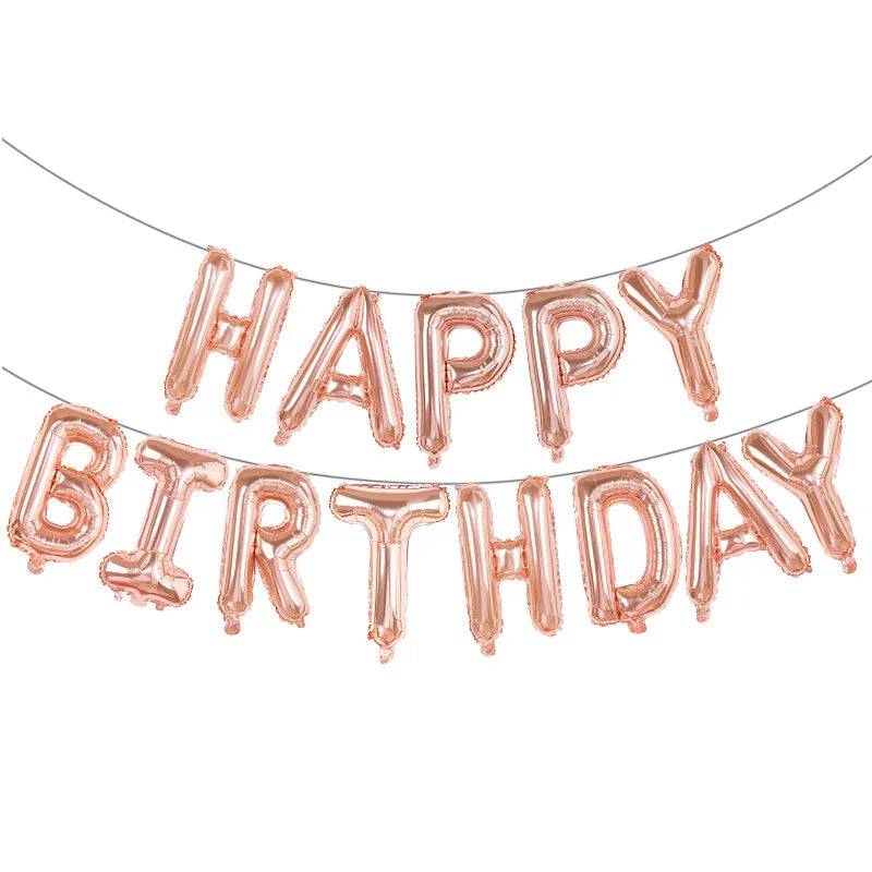 7 Piece Set Donut Ice Cream Five-Pointed Star Aluminum Mold Candy Confetti Balloon Baby Shower Girl Birthday Party Decoration