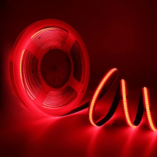 DC 5V USB COB LED Strip Lights 8mm 320LEDs/m High Density Flexible Linear Tape Light Warm White Red Blue RA 90 Home Decor Lamp