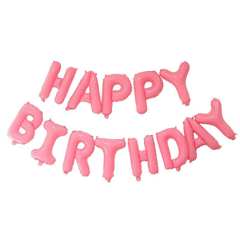 7 Piece Set Donut Ice Cream Five-Pointed Star Aluminum Mold Candy Confetti Balloon Baby Shower Girl Birthday Party Decoration