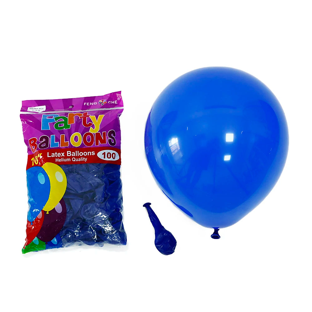 EID MUBARAK Moon Star Balloons Garland Arch Kit Navy Blue Balloon Ramadan Decoration for Islamic Muslim Mubarak Party Supplies