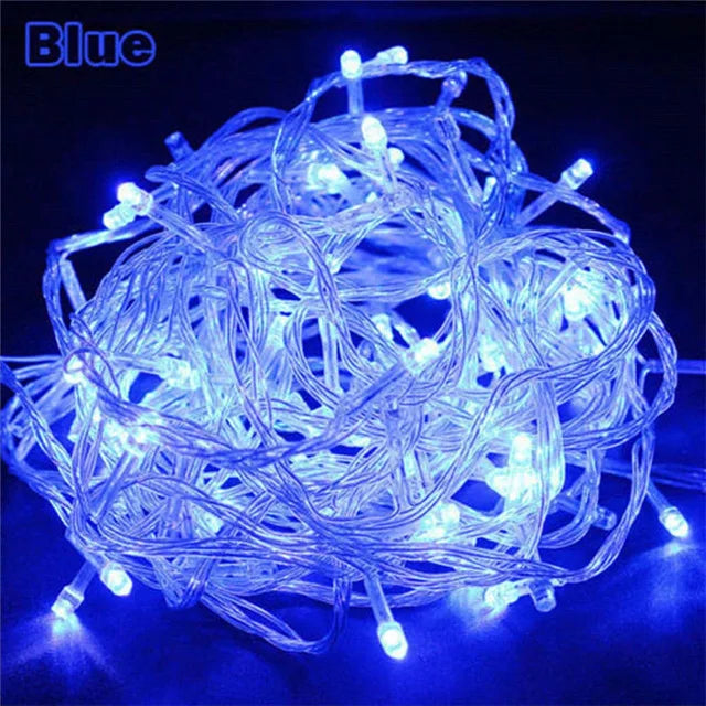 Fairy Light 110V 220V 10M 100 Led String Garland Christmas Tree Chain Waterproof Home Garden Party Outdoor Holiday Decoration