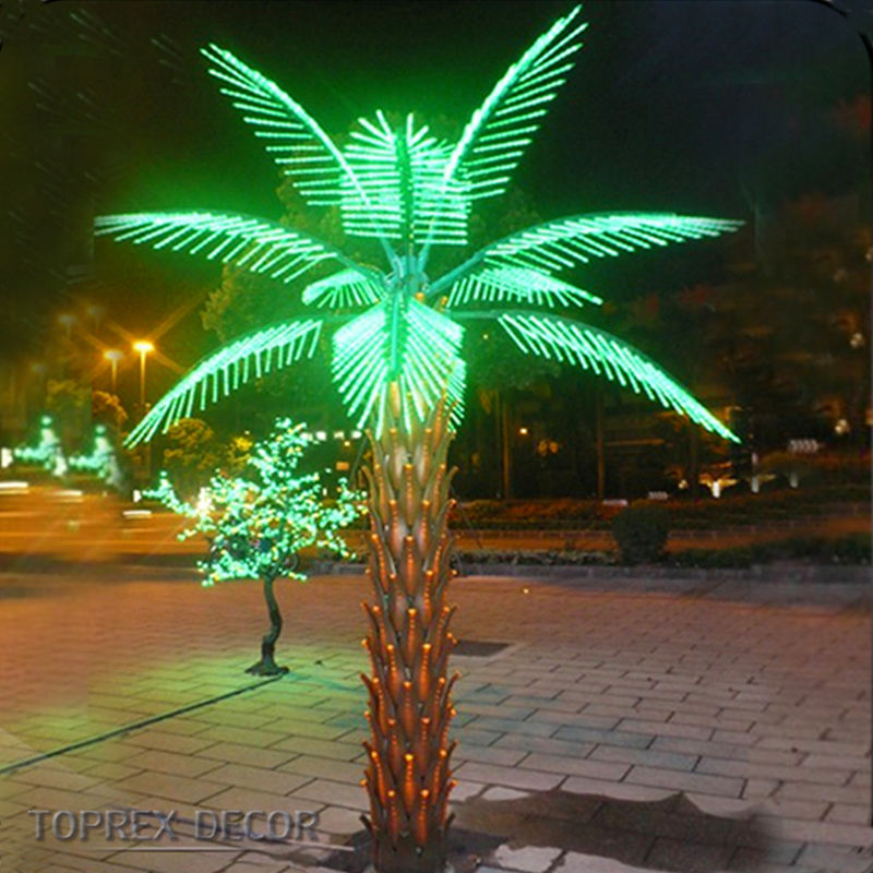 Outdoor LED Artificial Neon Palm Tree for Christmas & Landscape Lighting
