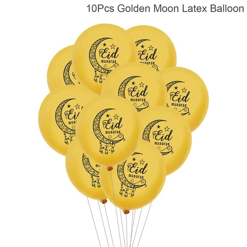 Balloons Decor Ramadan And Eid Decorations Eid Bjd Eid Mubarak Decor MUBARAK Paper Banner RAMADAN MUBARAK Muslim Ramadan Decor