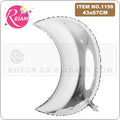 26 inch giant silver gold moon foil balloons eid festival children birthday party decoration gift classic toy baby air Globos