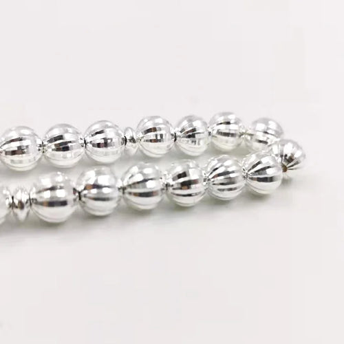 100% Real 925 sterling silvers Tasbih pure silvers Rosary 33beads Muslim bracelet islamic Ramadan Eid gift turky Jewelry