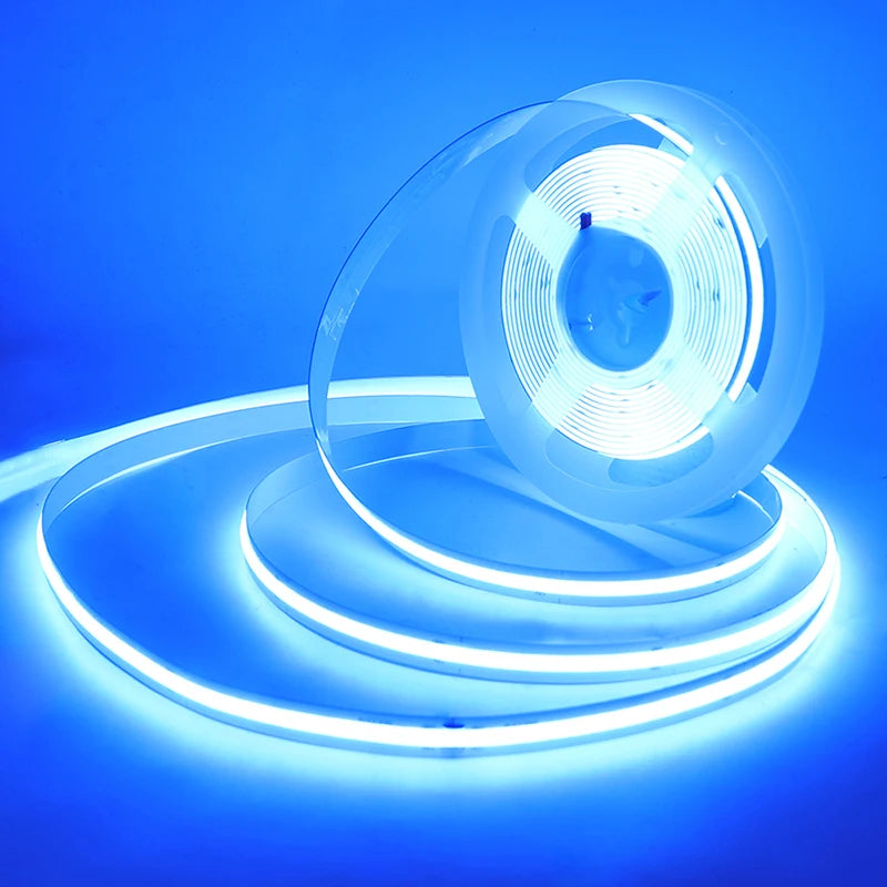 DC 5V USB COB LED Strip Lights 8mm 320LEDs/m High Density Flexible Linear Tape Light Warm White Red Blue RA 90 Home Decor Lamp