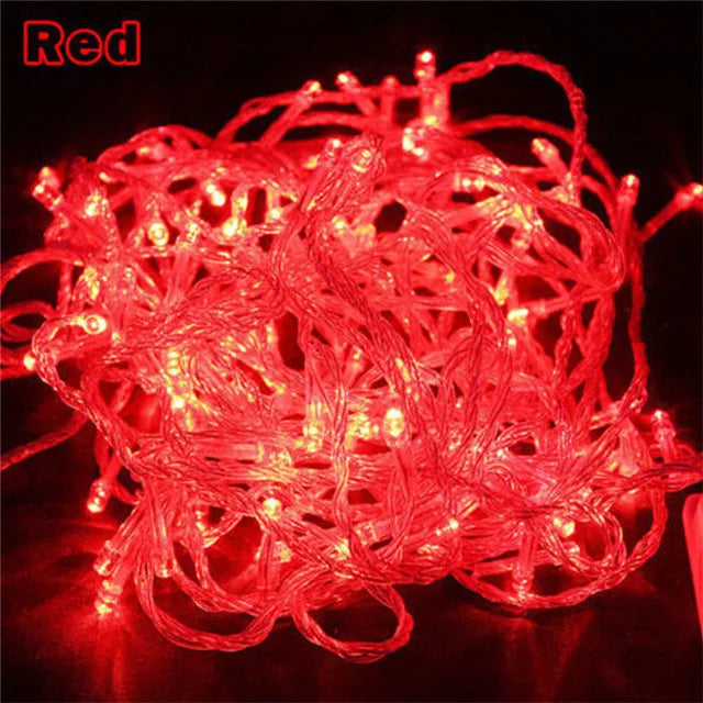 Fairy Light 110V 220V 10M 100 Led String Garland Christmas Tree Chain Waterproof Home Garden Party Outdoor Holiday Decoration
