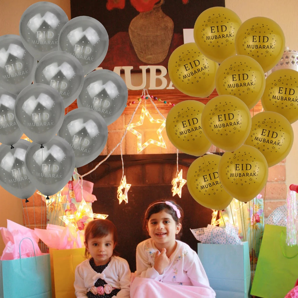 Balloons Decor Ramadan And Eid Decorations Eid Bjd Eid Mubarak Decor MUBARAK Paper Banner RAMADAN MUBARAK Muslim Ramadan Decor