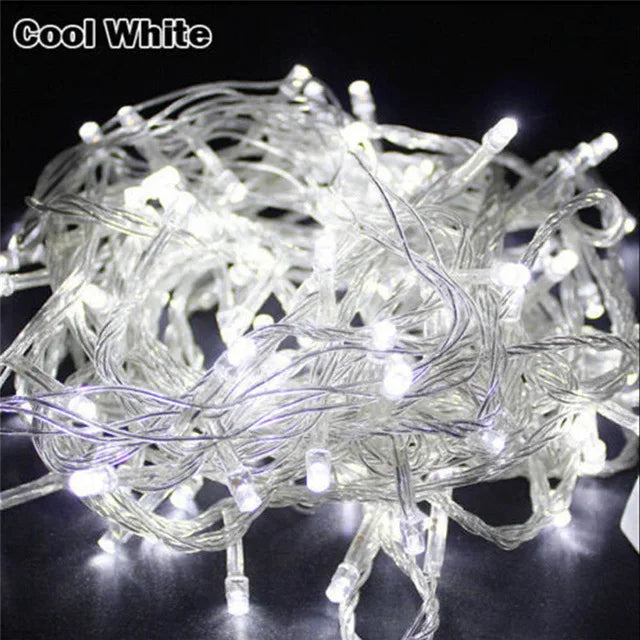 Fairy Light 110V 220V 10M 100 Led String Garland Christmas Tree Chain Waterproof Home Garden Party Outdoor Holiday Decoration