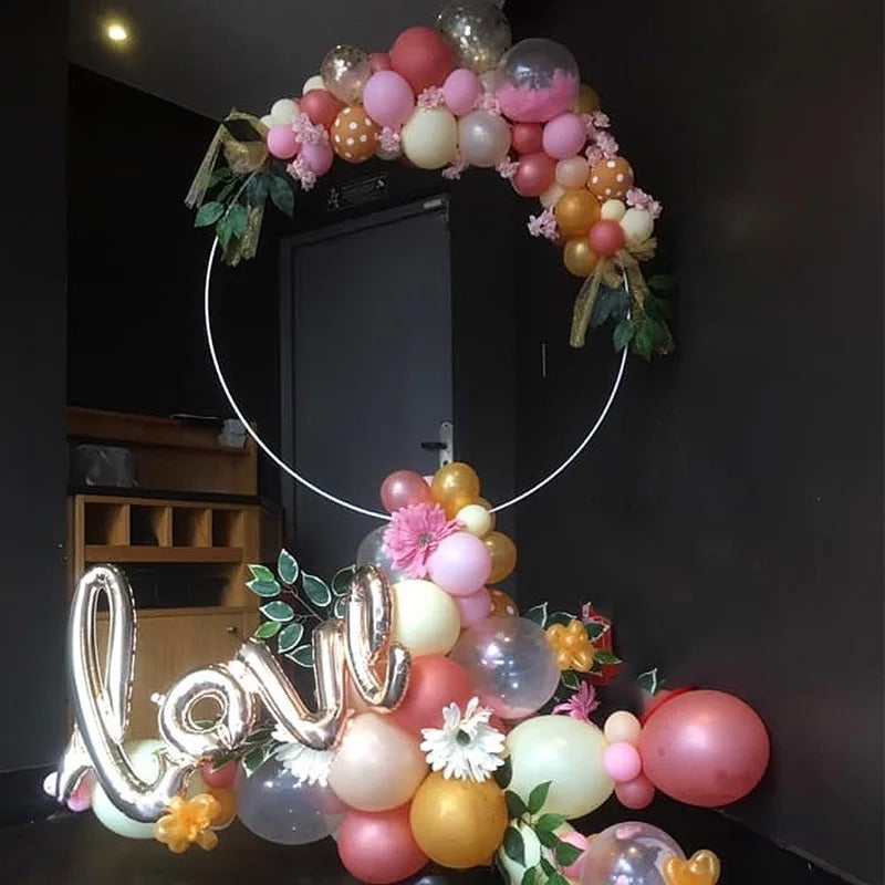 163x73cm Circle Balloon Arch Stand round Balloons Holder Column kids birthday Party Baloon Wedding Decoration Baby Shower ballon