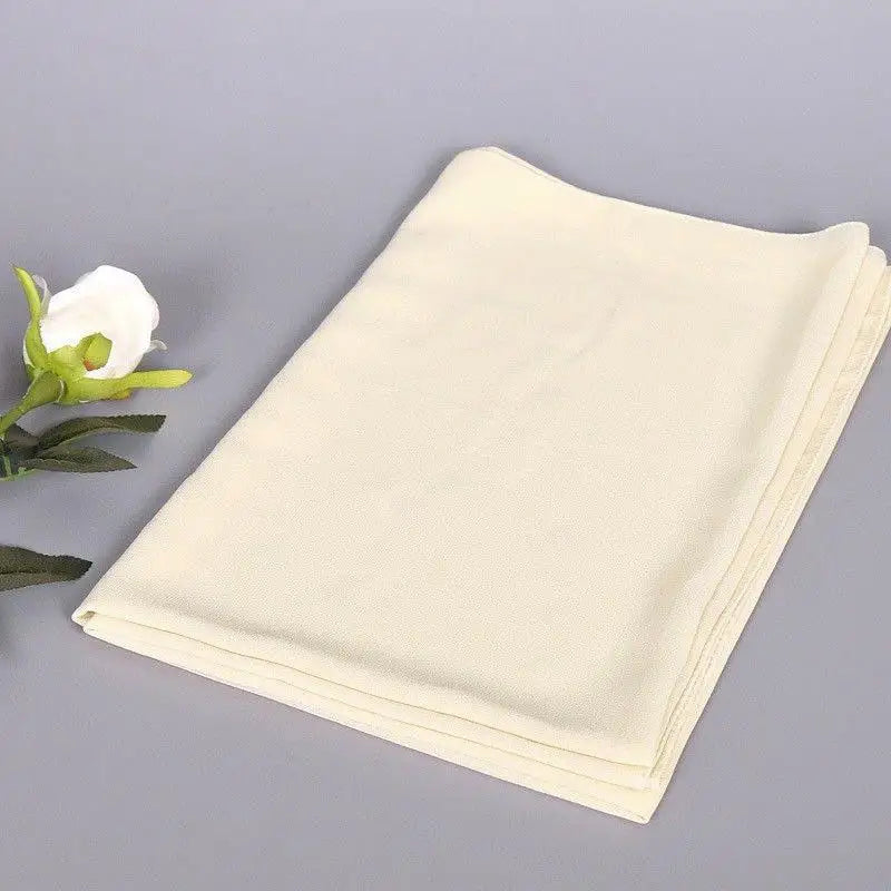 Ready to Wear Head Wrap Muslim Headscarf Women Shawl Stole Slip on Jersey Scarf Hijab Stretchy Bandana Shawl Islamic Veil Cover