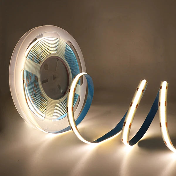 DC 5V USB COB LED Strip Lights 8mm 320LEDs/m High Density Flexible Linear Tape Light Warm White Red Blue RA 90 Home Decor Lamp