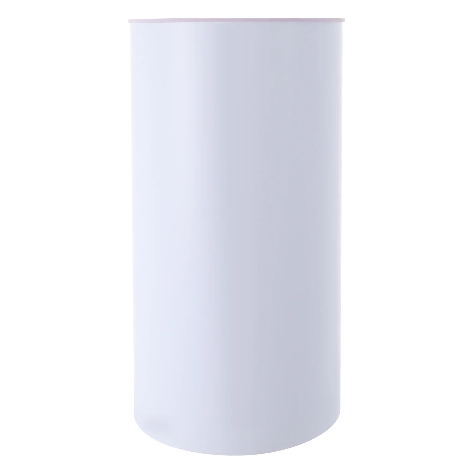 5PCS Round Cylinder Dessert Cake Ornament Table White PVC Round Cylinder Pedestal Stand  Cake Display Stand for Party Wedding