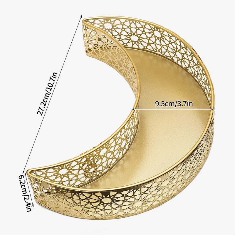 2026 Eid Mubarak Candy Holder Ramadan Candy Tray Holder Muslim Party Supplies Ramadan Eid Candy Box Islamic Decoration