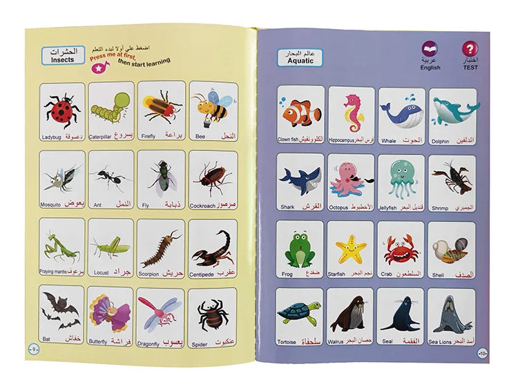Interactive Arabic E-Book for Kids Muslim-Themed Touch & Learn Toy