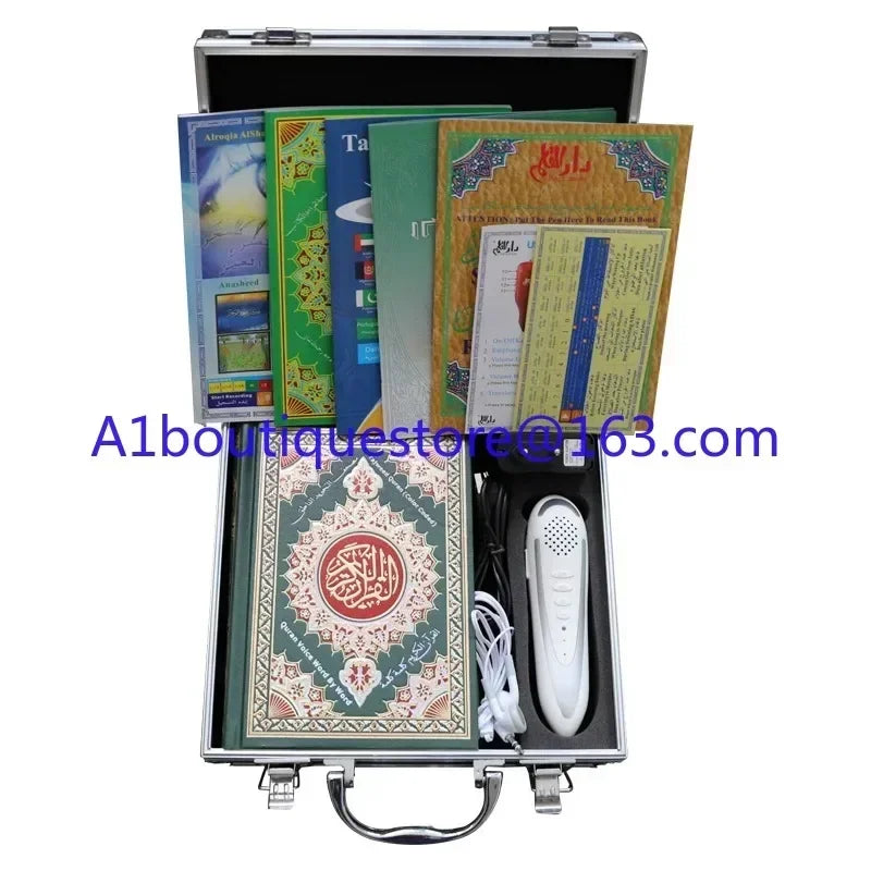 8GB Quran Reading Pen with Book Set & Multi-Language Translator M10 Quran Reader