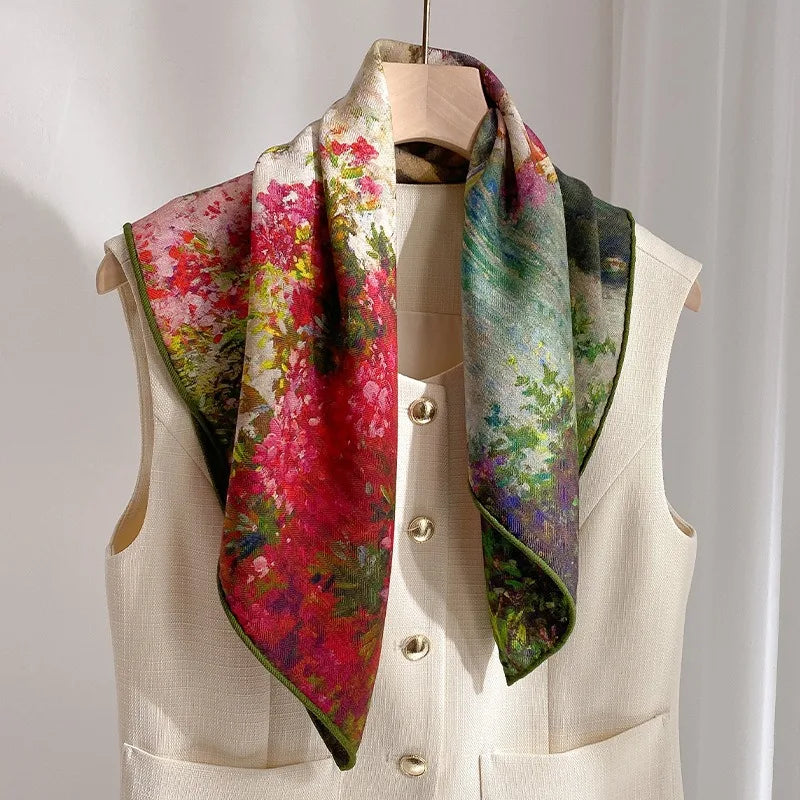 Scarf for Women Shawls Wraps Foulard Scarves Pashmina Female Hijab Bandana Bufanda New Kerchief