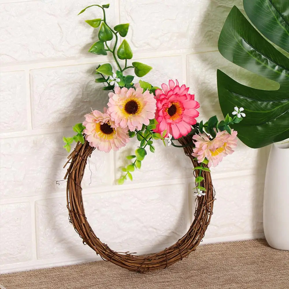 8-30CM Ramadan Decoration Eid Murbark Wedding Wreaths Decoration Garland Material Rattan Wreath DIY Wreath Party