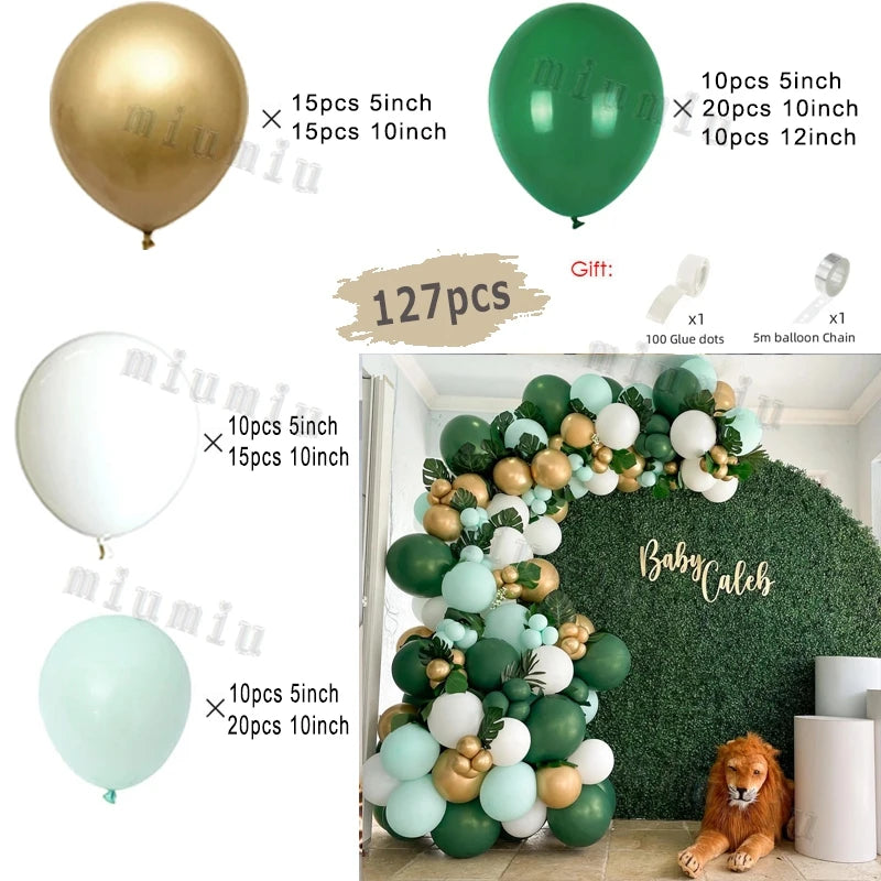 Macaron Pink Balloon Garland Arch Kit Wedding Birthday Party Decor Kids Rose Gold Latex Balloons Baby Shower Decorations Chain