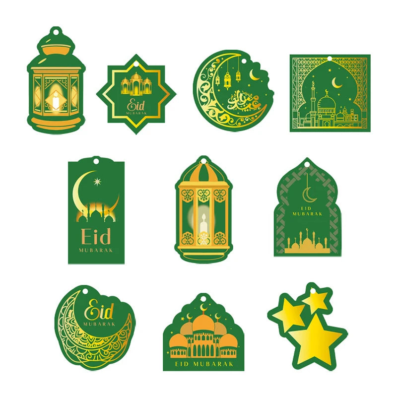 2026 Eid Mubarak Pulling Flag Ramadan Hanging Pendants Decoration  Middle East Festival Party Islamic Muslims Decor Ornaments