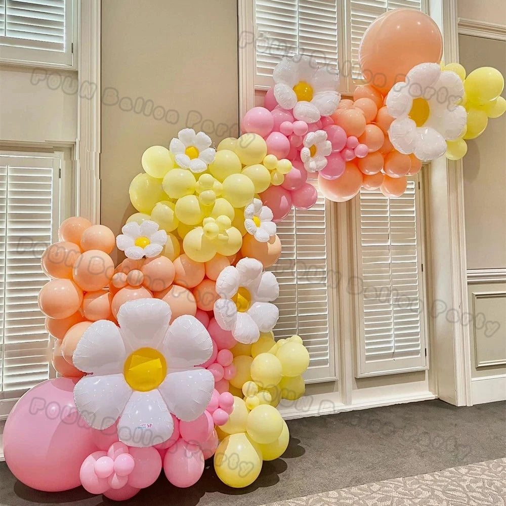 Butterfly Balloon Garland Arch Kit Macaron Purple Pink Orange Balloon Girls Birthday Party Wedding Anniversary Event Decoration
