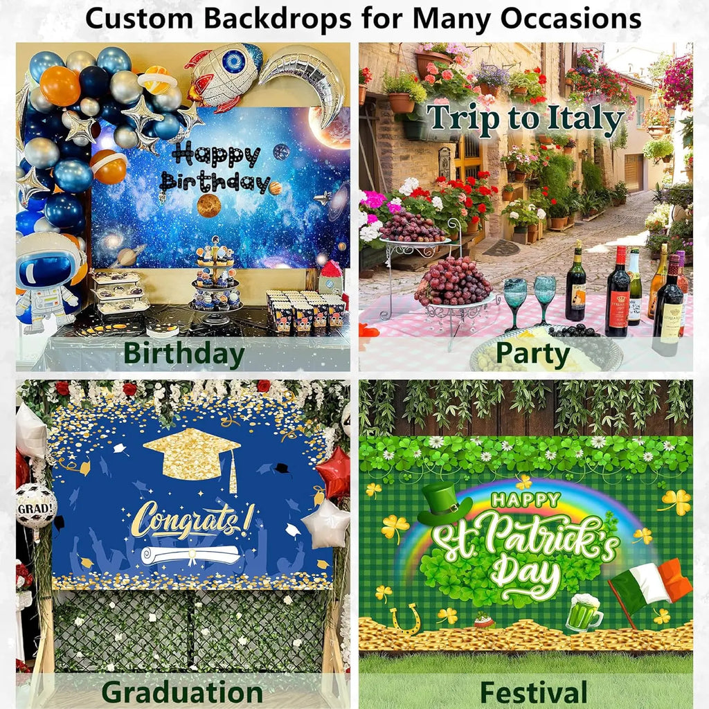 Eid Mubarak Backdrop Islamic Mosque Ramadan Aladdin Moroccan Golden Moon Lantern 2026Muslim Kareem Al Fitr Festival Photo Banner