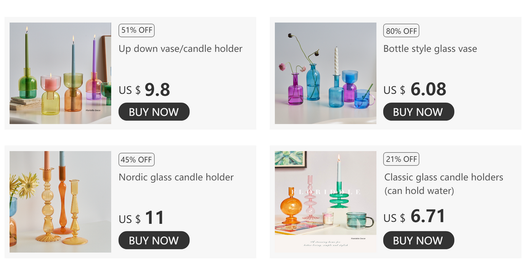 Glass Candle Holders Set Tealight Candle Holder Home Decor Wedding Table Centerpieces Crystal Holder Dinner table setting