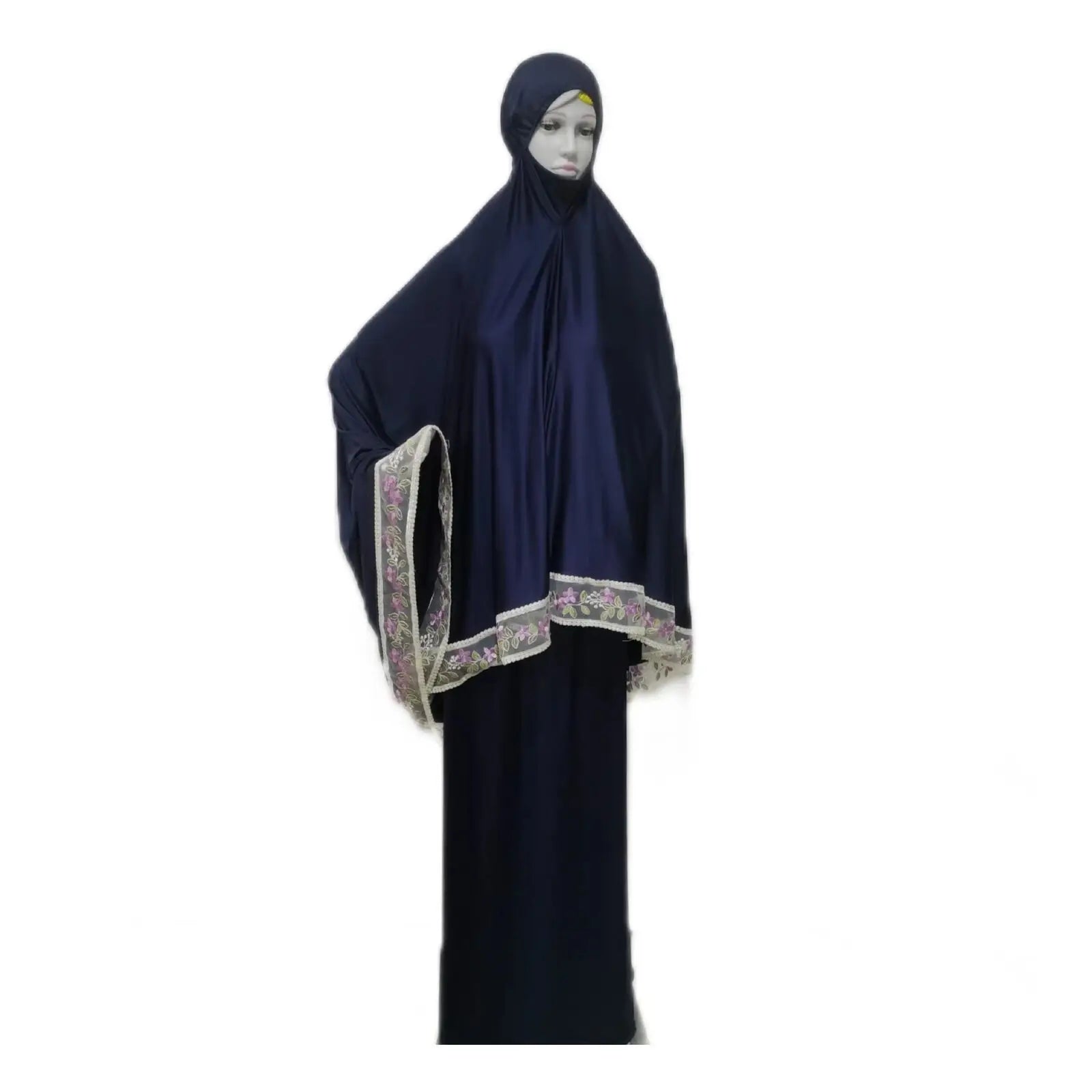 2PCS Women Muslim Islamic Hijab Blouse Skirts Sets Ramadan Prayer Khimar Abaya Robe Arab Burqa Middle East Vestidos