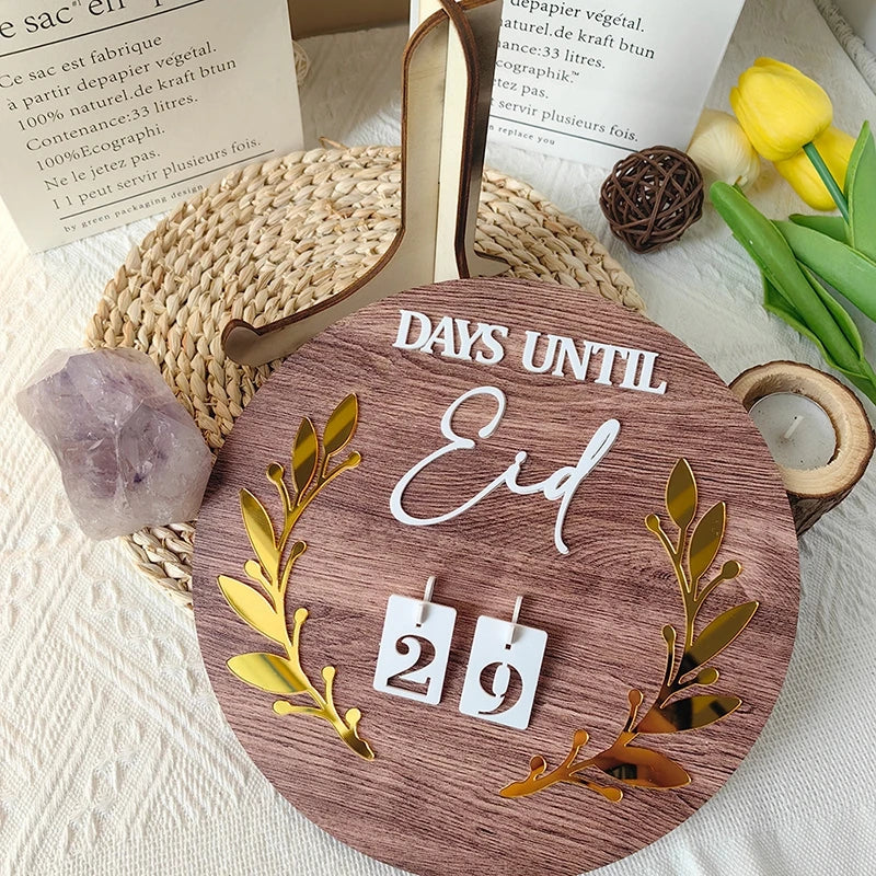 Ramadan Decorations 2026 Ramadan Countdown Calendar 2026 Muslim Islamic Festive Decor Eid Al-Fitr Decorations Eid Mubarak Gifts