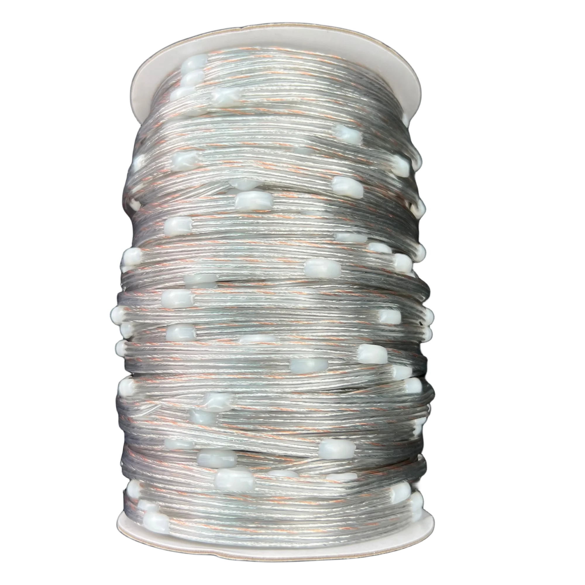 20AWG(0.2sqm2) 3Pin DC12V 1000/3000ct 50mm/100mm/150mm/200mm Pitch WS2811 RGBIC LED Pebble Seed Pixel String Light IP67 Clear Wi