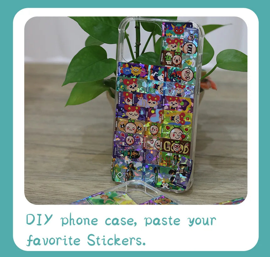 Sticker Bracelets, Kids' Creative Sticker Chains, Parent-Child DIY Beaded Sticker Bracelets