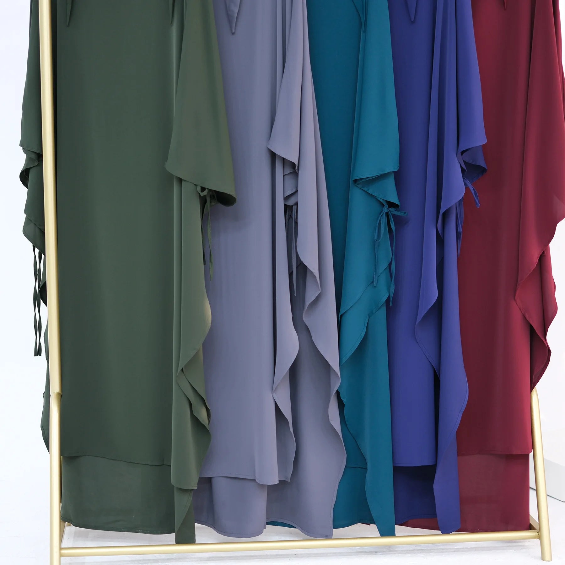 Muslim Long Khimar Headscarf Hijab for Women Abaya Praying Turban Scarf Headscarfs Long Scarves Head Wrap Shawl Femme Headdress