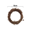 8-30CM Ramadan Decoration Eid Murbark Wedding Wreaths Decoration Garland Material Rattan Wreath DIY Wreath Party