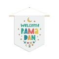 Welcome Ramadan banner Pennant Muslim Islamic Kareem Eid mubarak Iftar home wall Fridge Window decoration gift Front Door Sign
