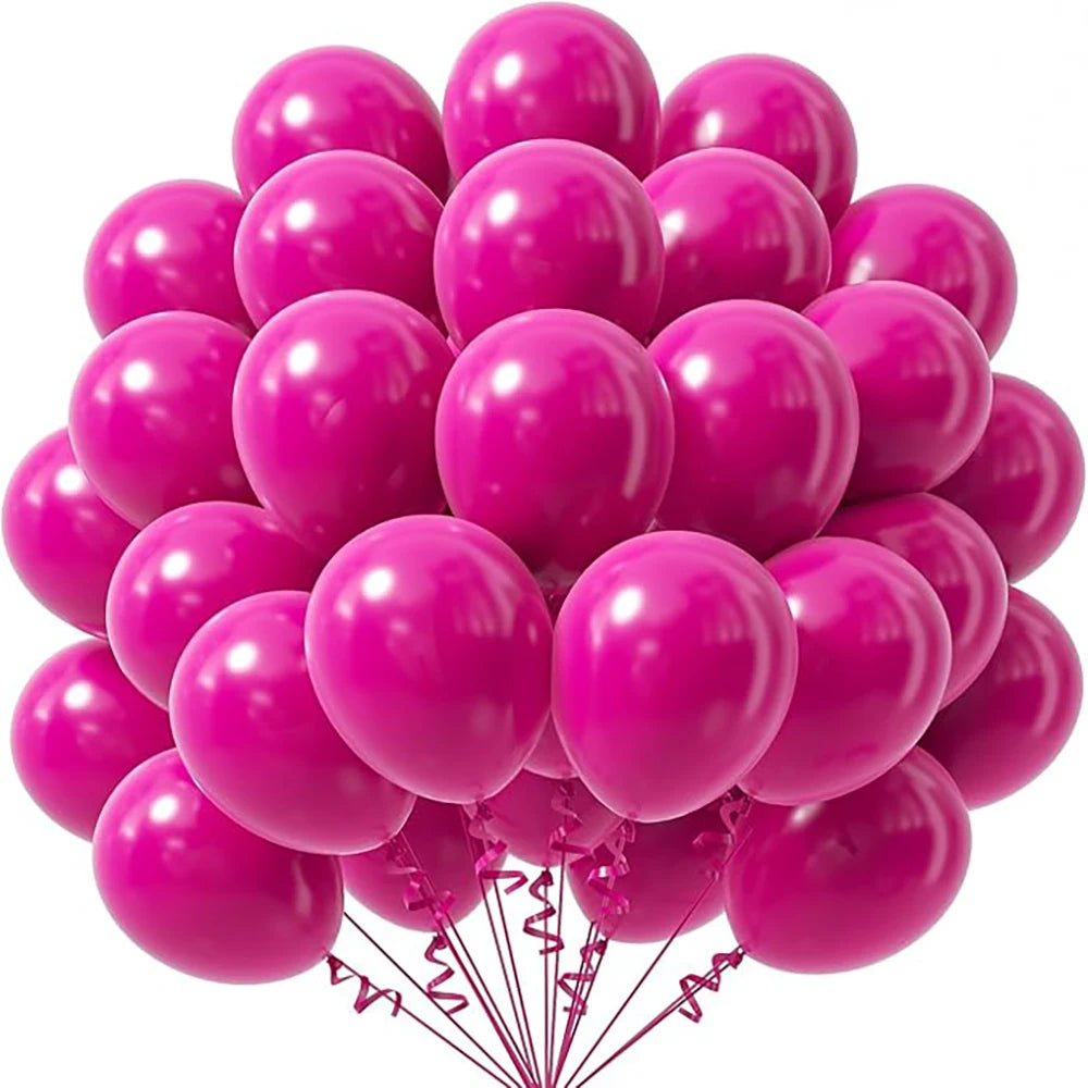 Pastel Pink Blue Balloons Black White Red Balloon Birthday Party Baby Shower Wedding Gender Reveal Birrthday Party Decoration