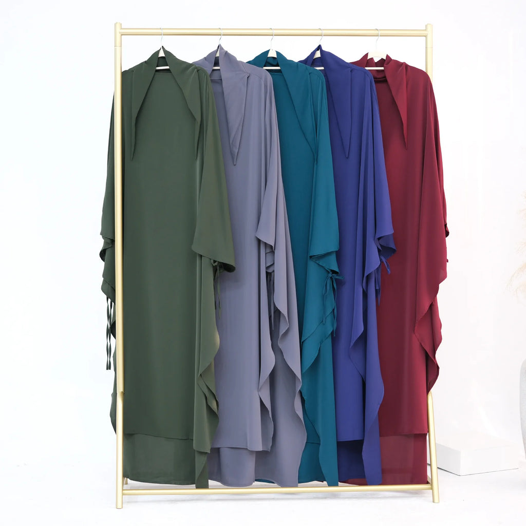 Muslim Long Khimar Headscarf Hijab for Women Abaya Praying Turban Scarf Headscarfs Long Scarves Head Wrap Shawl Femme Headdress