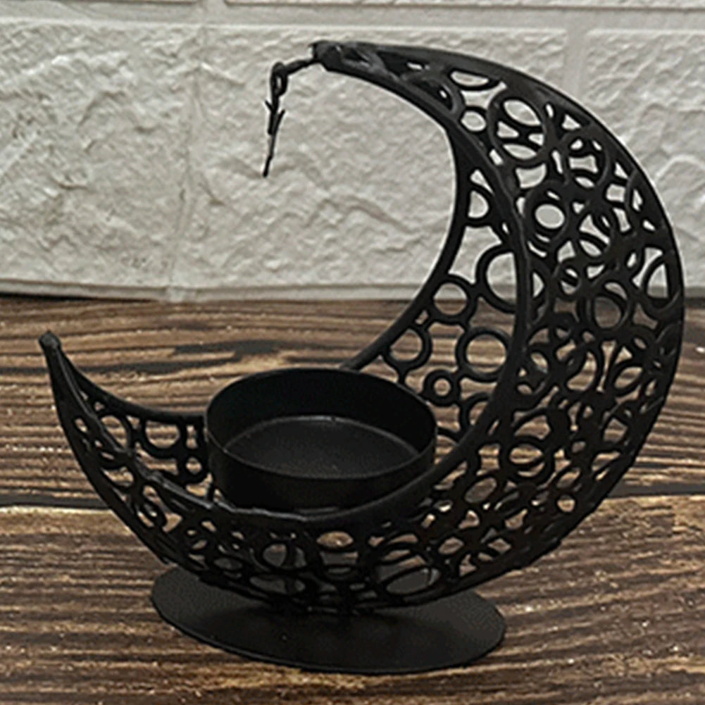 Eid Mubarak Candle Holder Ramadan Tea Light Holder Home Islamic Muslim Party Decor Ramadan Candle Stand Eid Mubarak Table Decor