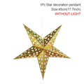 30-75cm Hollow Star Hanging Pendant Eid Mubarak Christmas Ramadan Decoration 2024 Islamic Muslim Party Decor Ramadan Kareem Gift